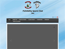 Tablet Screenshot of fishabilitysports.org